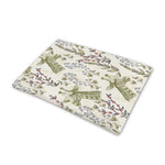 Vintage Giraffe Print Pet Cooling Mat Cover