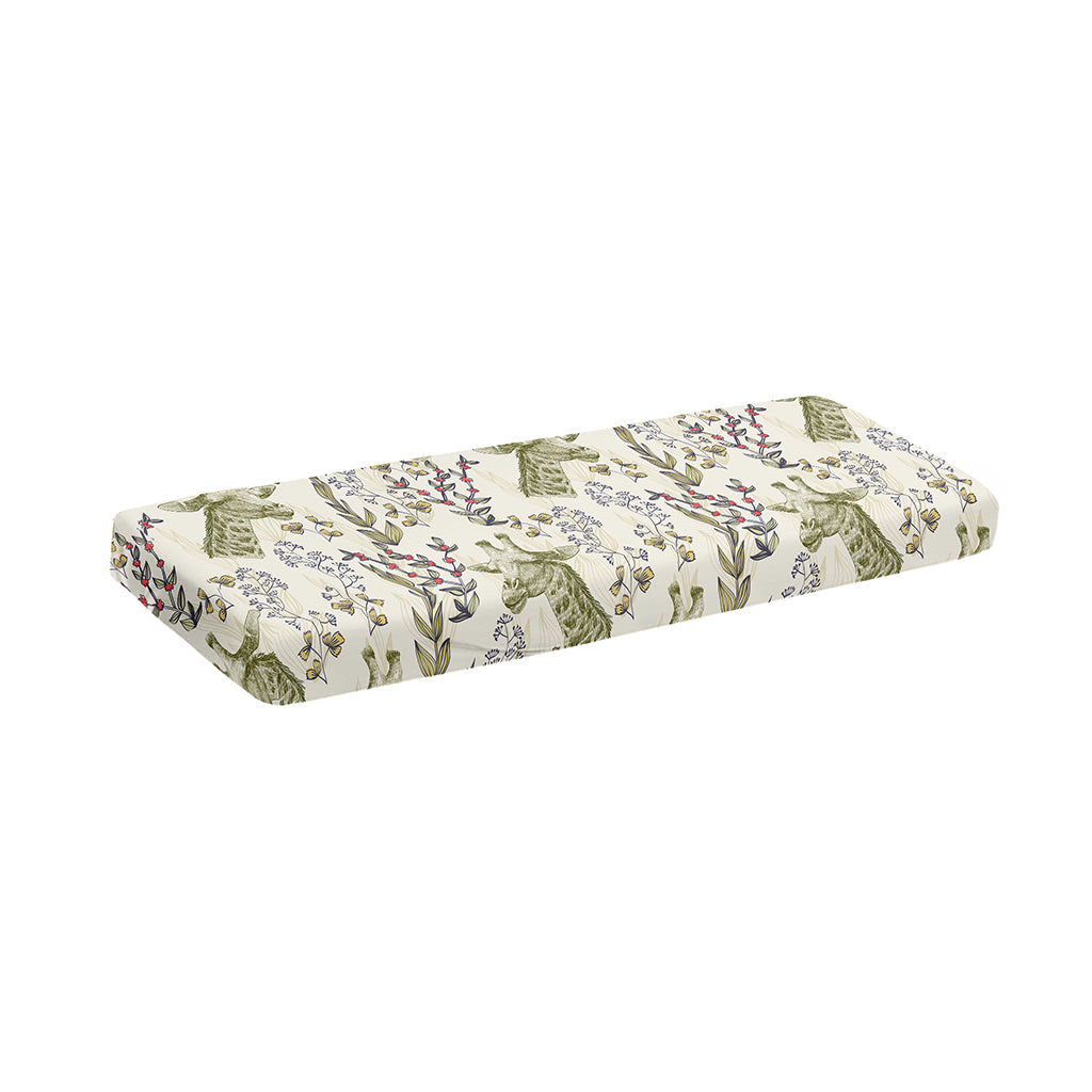 Vintage Giraffe Print Piano Keyboard Cover