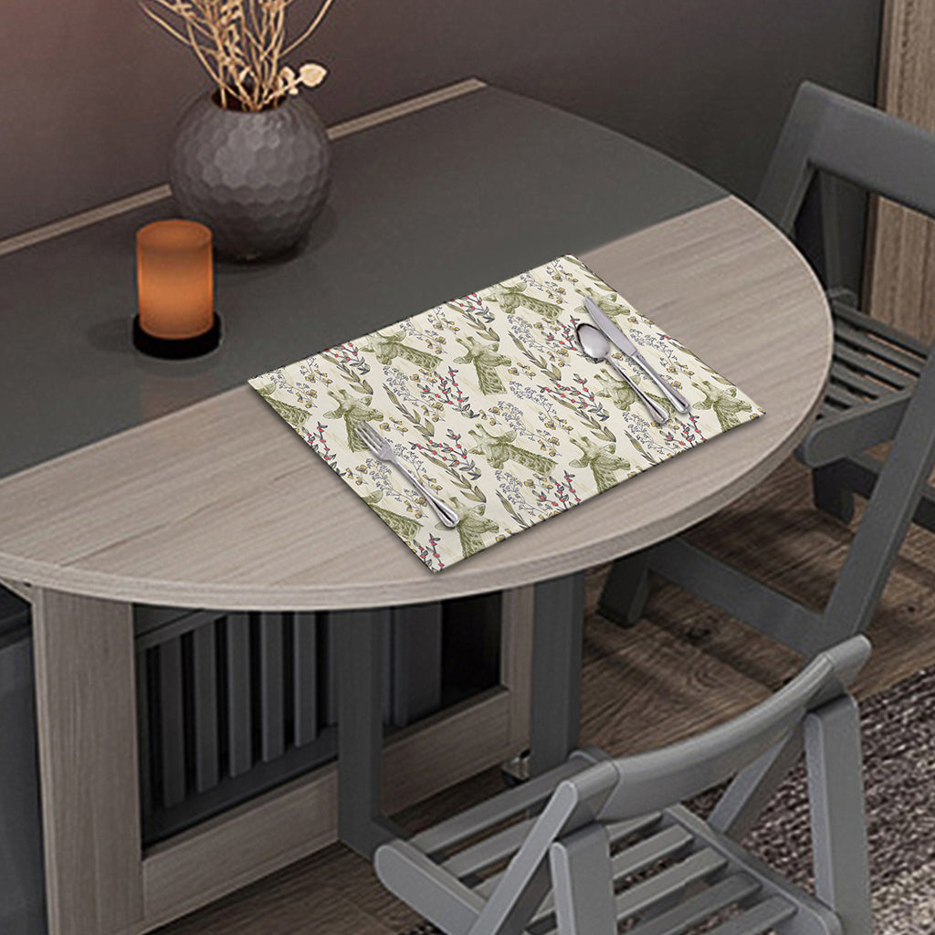 Vintage Giraffe Print Placemat