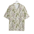 Vintage Giraffe Print Rayon Hawaiian Shirt