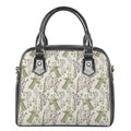 Vintage Giraffe Print Shoulder Handbag