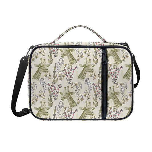 Vintage Giraffe Print Shoulder Strap Bible Bag