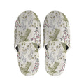 Vintage Giraffe Print Slippers