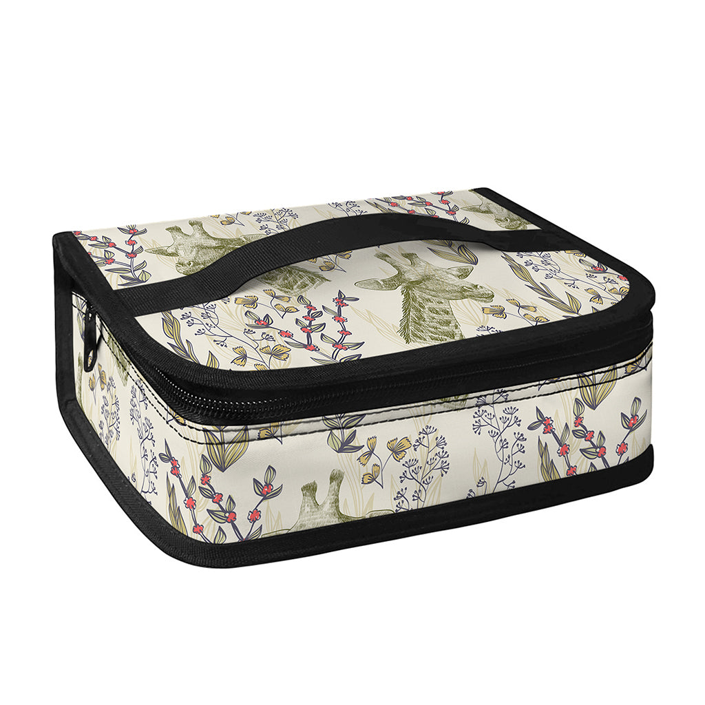 Vintage Giraffe Print Small Lunch Bag