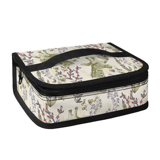Vintage Giraffe Print Small Lunch Bag