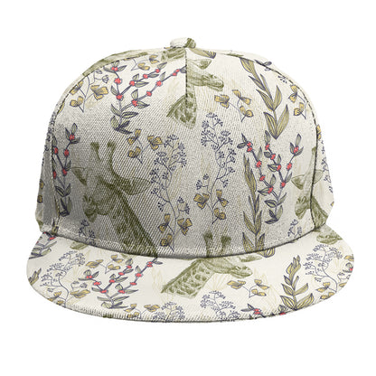 Vintage Giraffe Print Snapback Cap