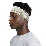 Vintage Giraffe Print Sports Headband