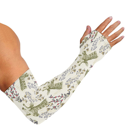 Vintage Giraffe Print Sun Protection Arm Sleeves