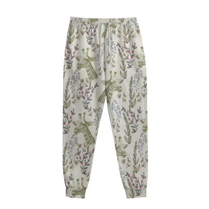 Vintage Giraffe Print Sweatpants