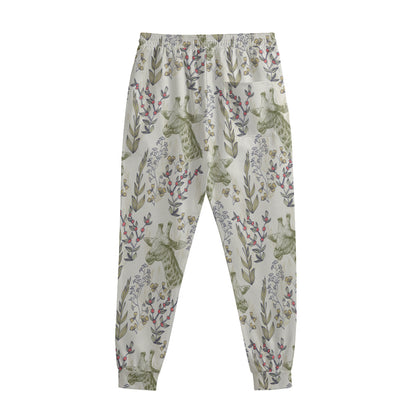 Vintage Giraffe Print Sweatpants
