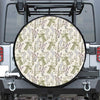 Vintage Giraffe Print Tire Cover