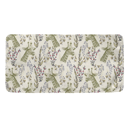 Vintage Giraffe Print Towel