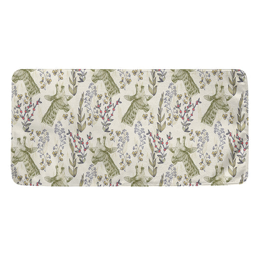 Vintage Giraffe Print Towel