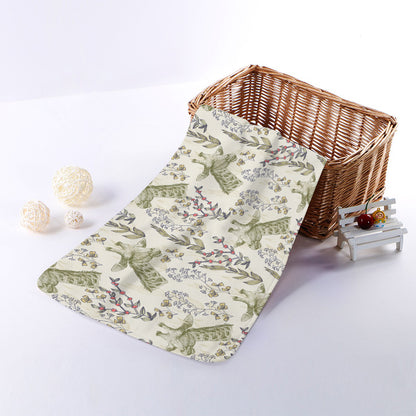 Vintage Giraffe Print Towel