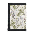 Vintage Giraffe Print Trifold Wallet