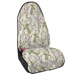 Vintage Giraffe Print Waterproof Car Seat Cover
