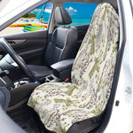 Vintage Giraffe Print Waterproof Car Seat Cover