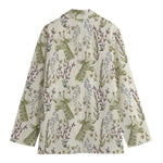 Vintage Giraffe Print Women's Blazer