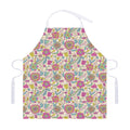 Vintage Girly Floral Print Adjustable Apron