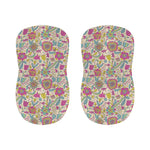 Vintage Girly Floral Print Bar Stool Covers
