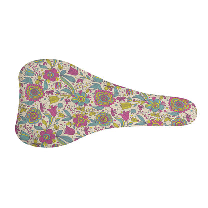 Vintage Girly Floral Print Bicycle Seat Cover