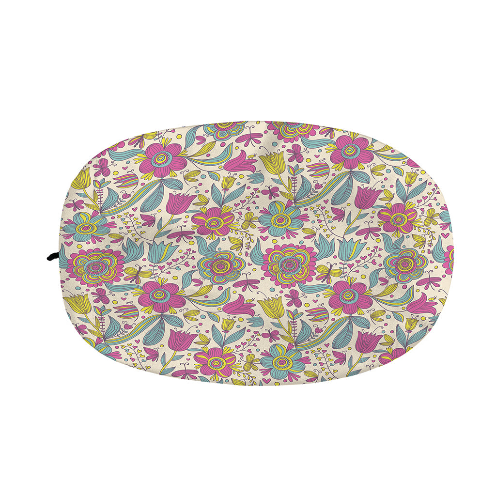 Vintage Girly Floral Print Car Side Mirror Covers