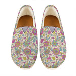Vintage Girly Floral Print Casual Shoes