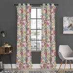 Vintage Girly Floral Print Curtain