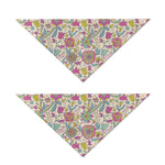 Vintage Girly Floral Print Dog Bandana