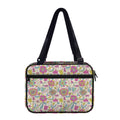Vintage Girly Floral Print Double Strap Bible Bag