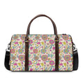 Vintage Girly Floral Print Duffel Bag