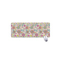 Vintage Girly Floral Print Extended Mouse Pad