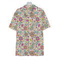 Vintage Girly Floral Print Hawaiian Shirt