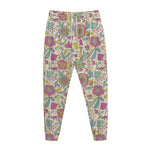 Vintage Girly Floral Print Jogger Pants