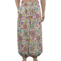 Vintage Girly Floral Print Lantern Pants