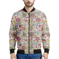 Vintage Girly Floral Print Men's Bomber Jacket