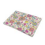 Vintage Girly Floral Print Pet Cooling Mat Cover