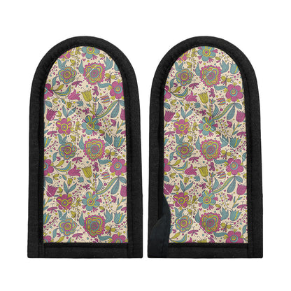 Vintage Girly Floral Print Skillet Handle Cover