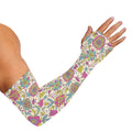 Vintage Girly Floral Print Sun Protection Arm Sleeves