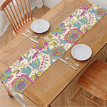 Vintage Girly Floral Print Table Runner