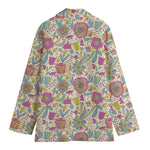 Vintage Girly Floral Print Women's Blazer