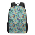 Vintage Hawaiian Aloha Pattern Print 17 Inch Backpack