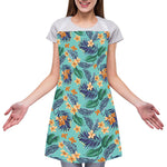 Vintage Hawaiian Aloha Pattern Print Adjustable Apron