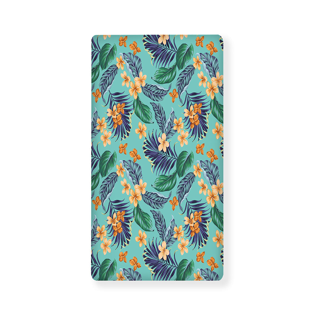 Vintage Hawaiian Aloha Pattern Print Baby Crib Sheet