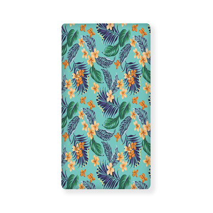 Vintage Hawaiian Aloha Pattern Print Baby Crib Sheet