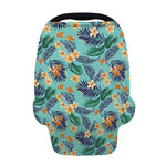 Vintage Hawaiian Aloha Pattern Print Baby Seat Cover