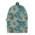 Vintage Hawaiian Aloha Pattern Print School Backpack
