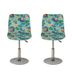 Vintage Hawaiian Aloha Pattern Print Bar Stool Covers