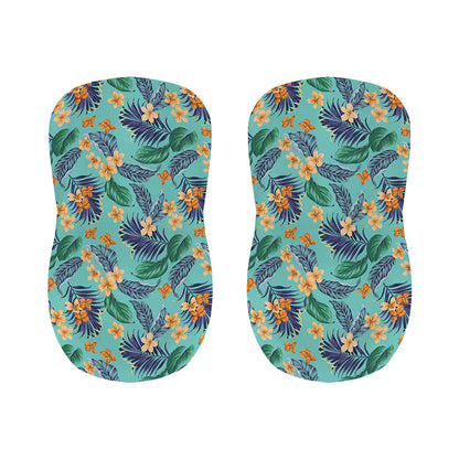 Vintage Hawaiian Aloha Pattern Print Bar Stool Covers