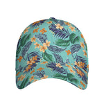 Vintage Hawaiian Aloha Pattern Print Baseball Cap